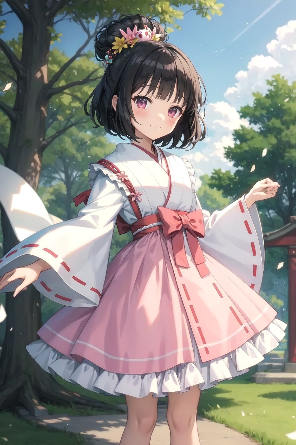 巫女さんになるのです | の人気AIイラスト・グラビア