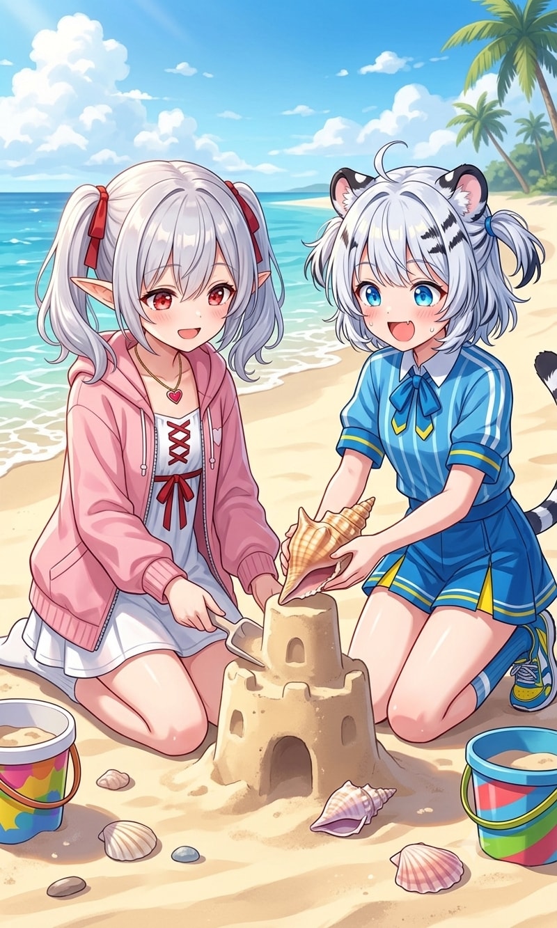 やちまるさんの凛虎さんとシロネさん
