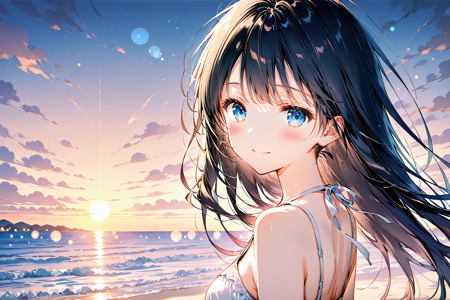 夏の夕暮れ(QILIN)(13) | の人気AIイラスト・グラビア