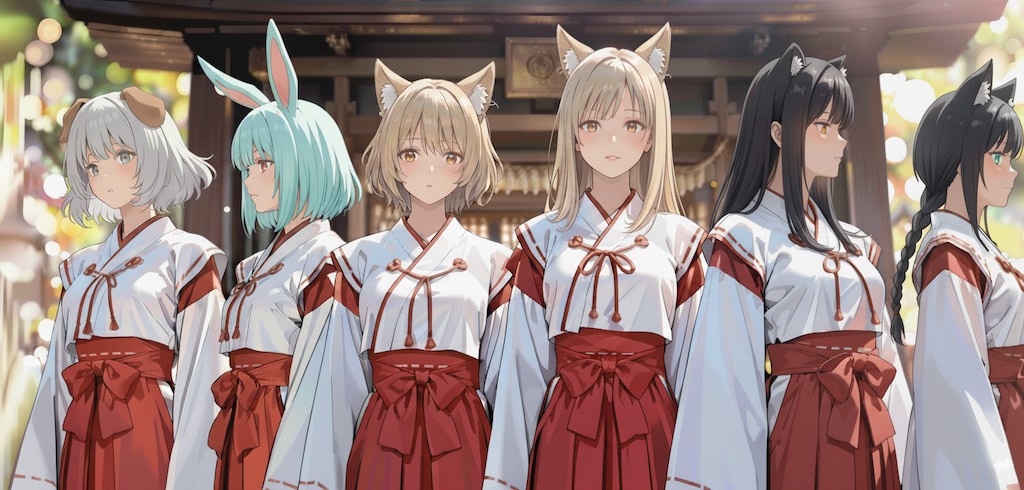 「けも耳神社」へようこそ！！　務め人のご紹介