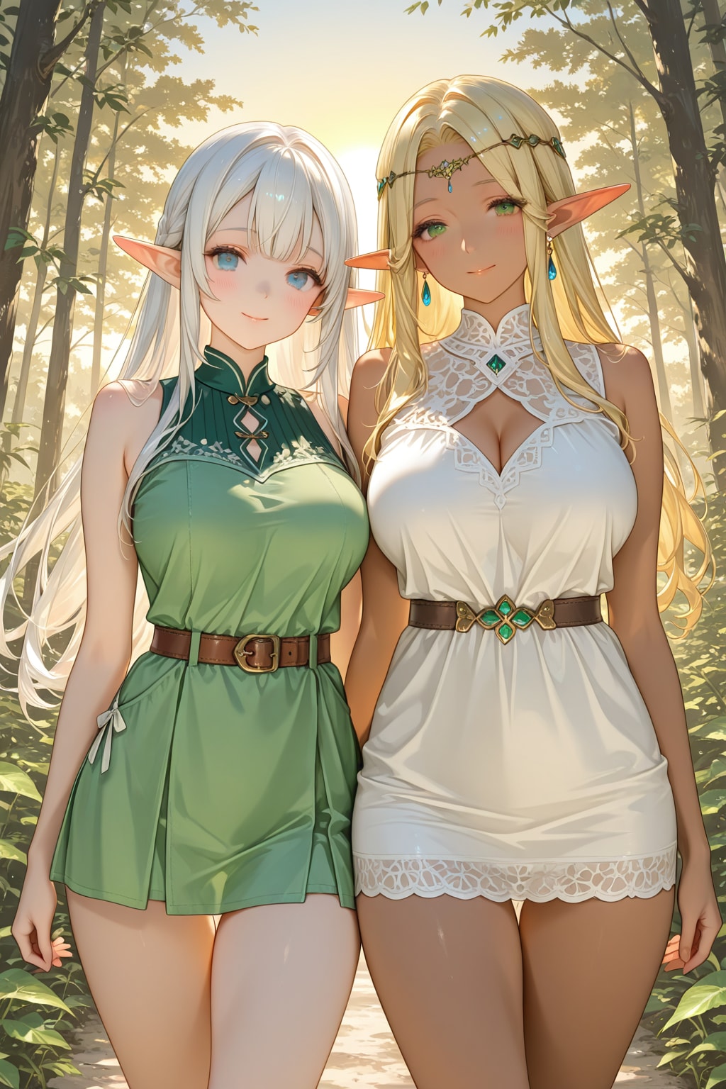 エルフの妻達 | の人気AIイラスト・グラビア