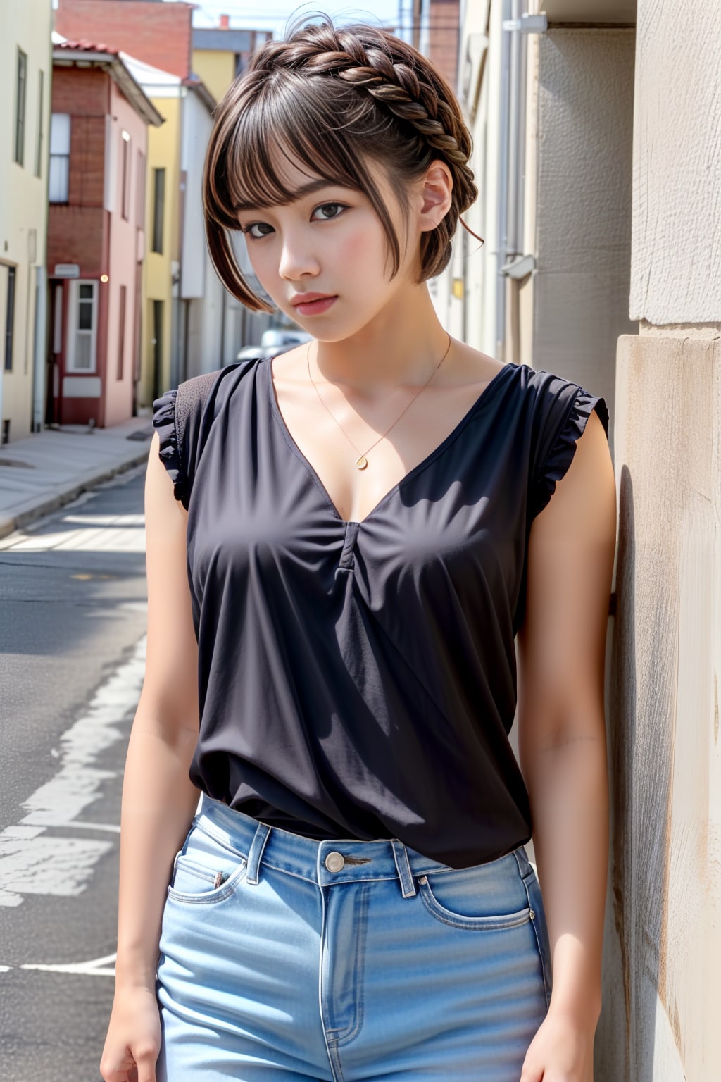 AIグラビア（路上）ノースリーブ