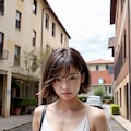 AIグラビア（路上）ノースリーブ 4枚目
