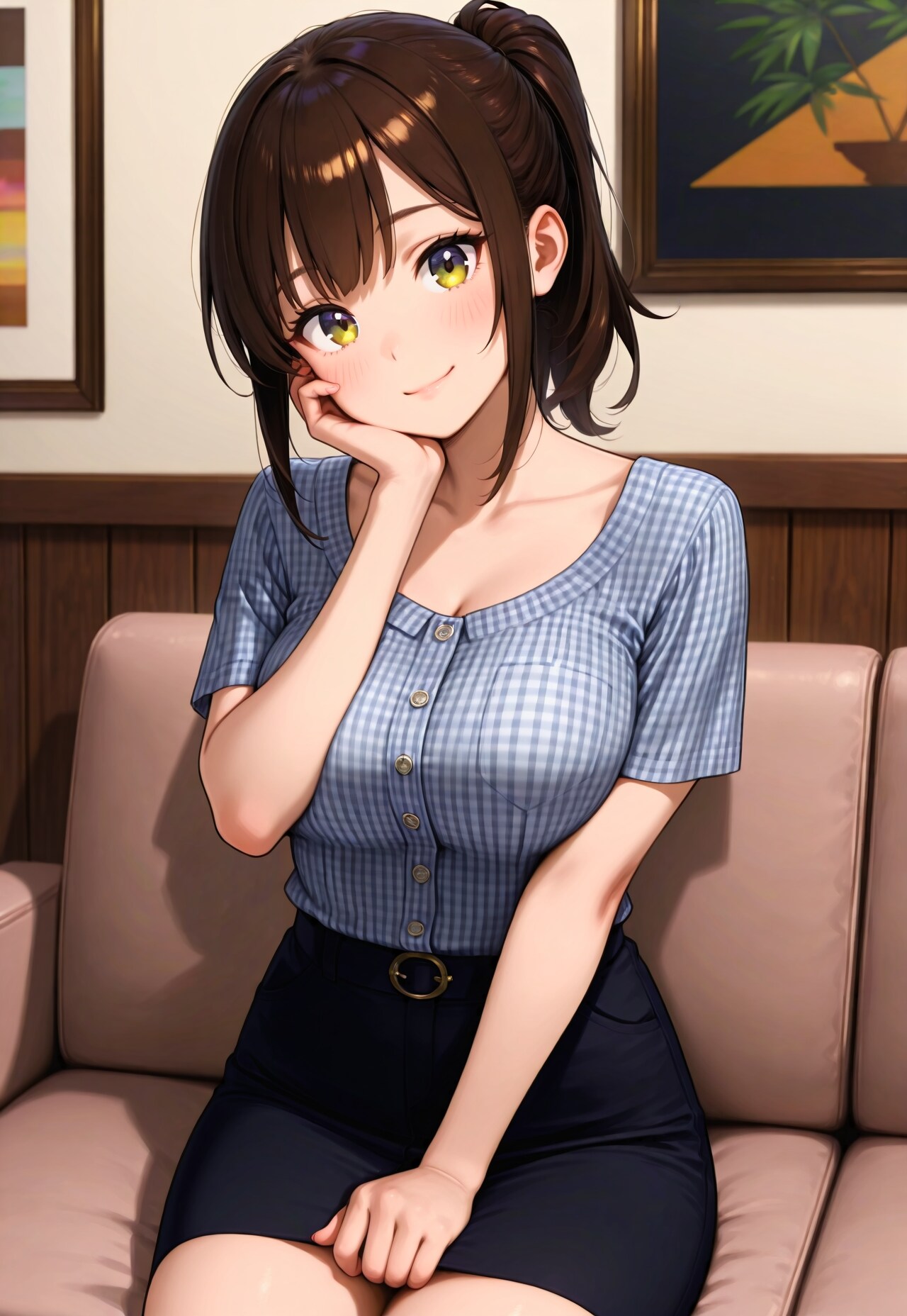1370（チェックのシャツ）