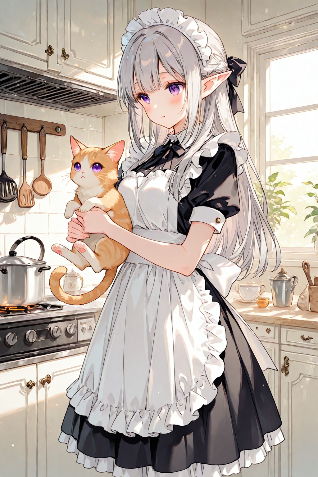 子猫とエルフ