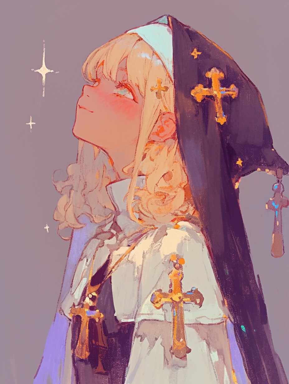 シスター心愛 | の人気AIイラスト・グラビア