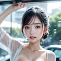 オッパイで洗車中の れなちゃん 7枚目