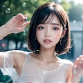 オッパイで洗車中の れなちゃん 3枚目