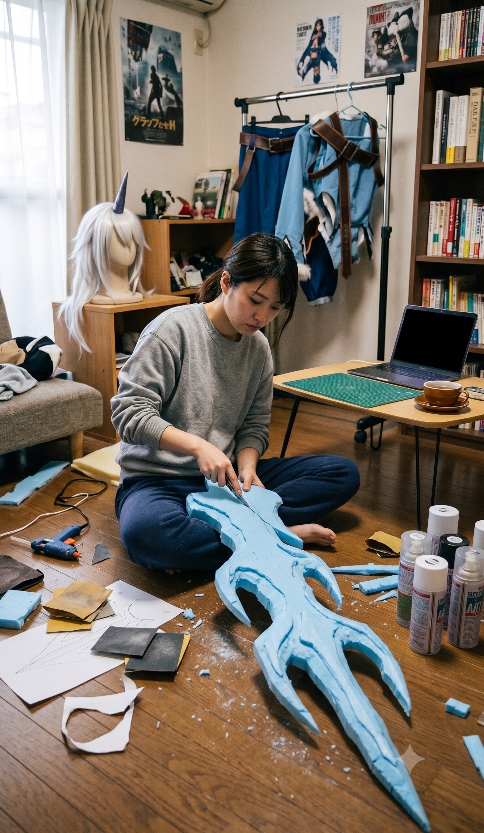 コスプレ製作中