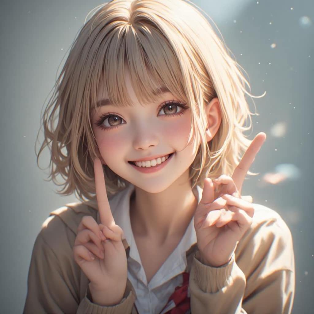 急にカメラ向けたのに、その笑顔はもう罪