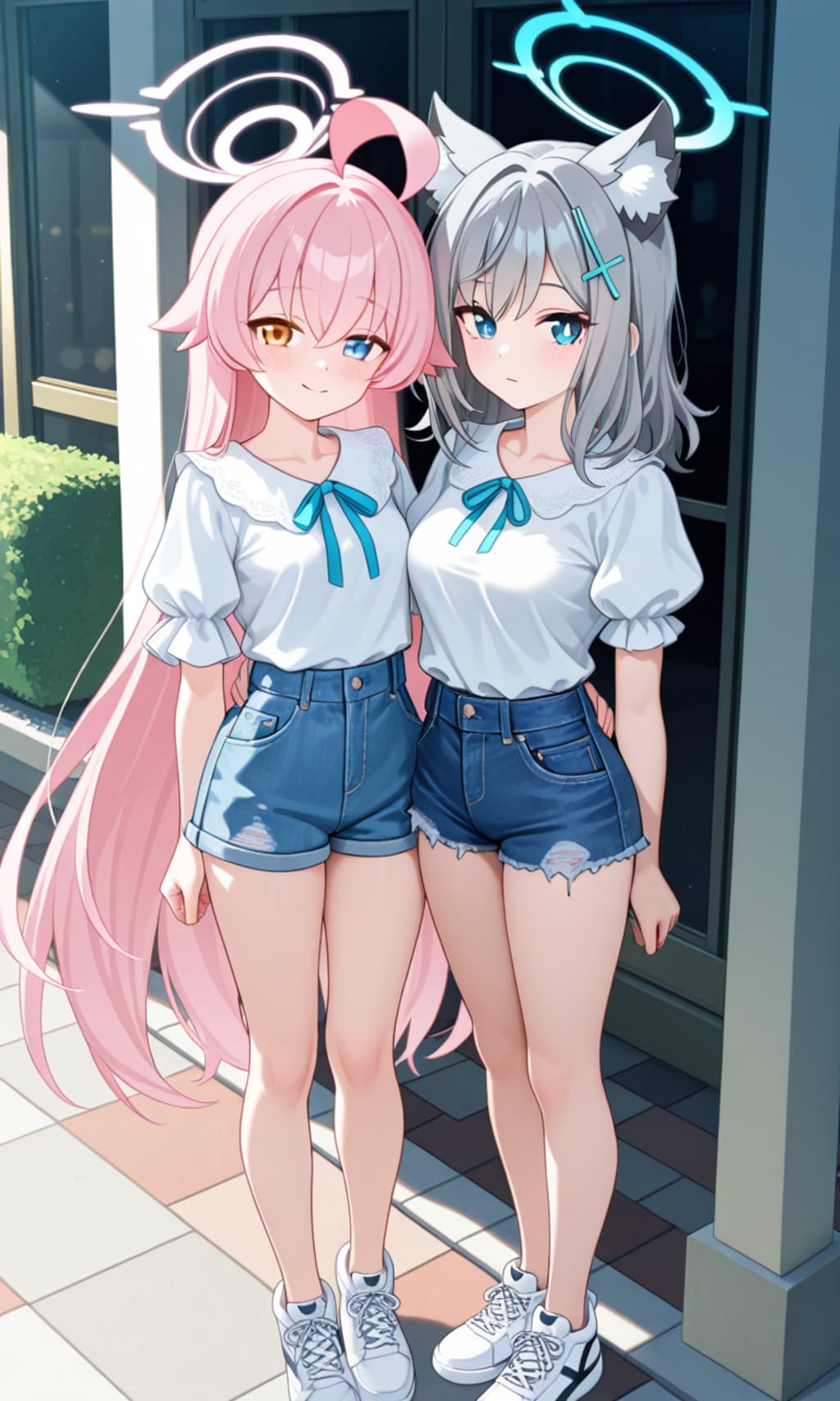 ホシノとシロコ　夏私服6