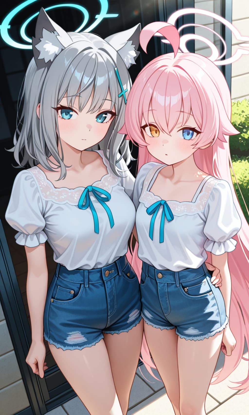 ホシノとシロコ　夏私服6
