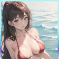 巨乳ビキニ　 big breast bikini 6枚目