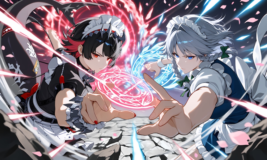 メイドvsメイド