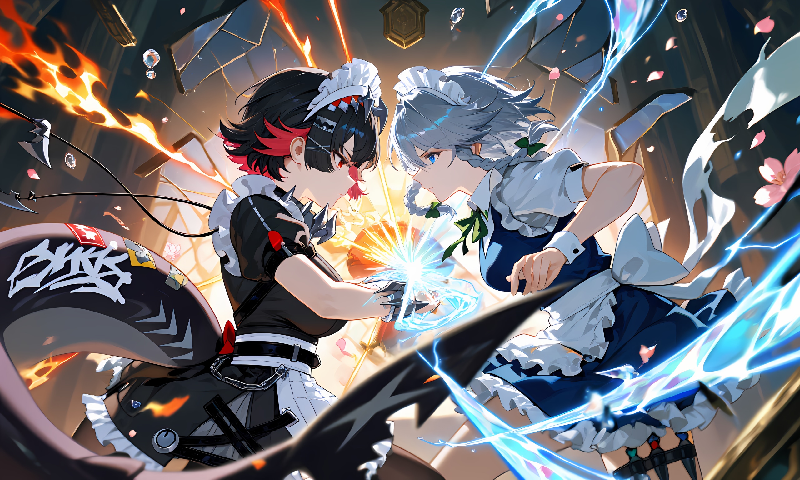 メイドvsメイド | の人気AIイラスト・グラビア