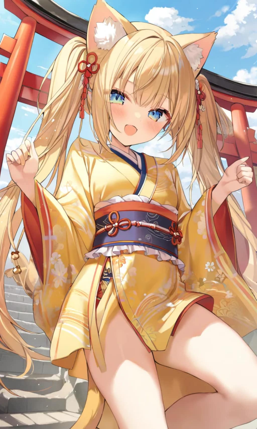 こるり「遅れて着た正月」まや「私達は学生」