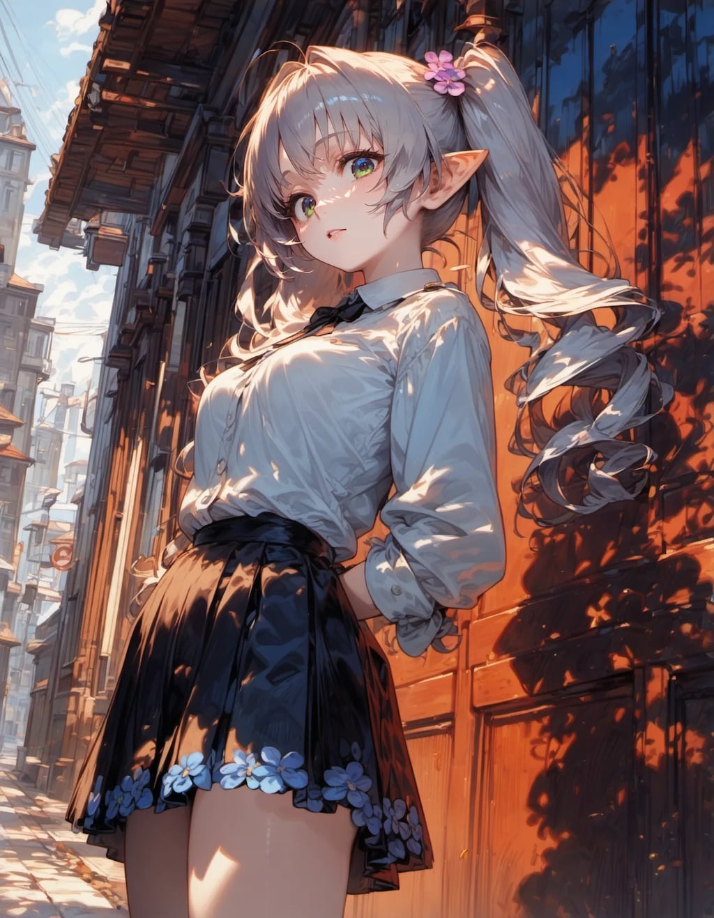 Dusk Promenade of the Elven Scholar