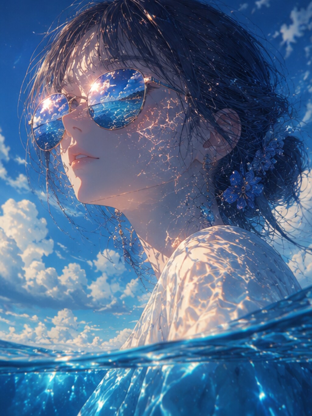 レンズに閉じ込めた、永遠の青