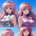 舌出し水着さん ④ 4枚目