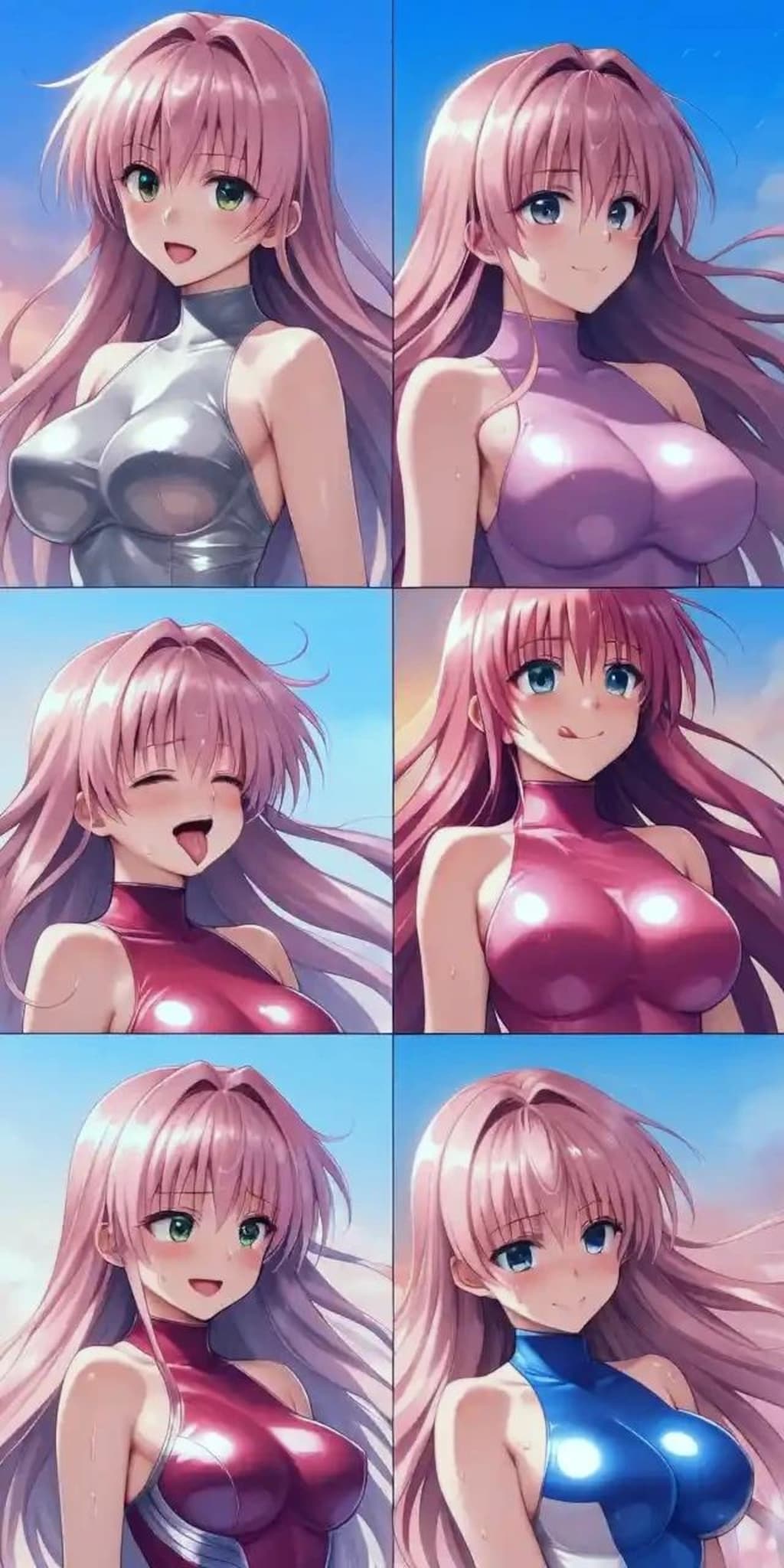 舌出し水着さん ④