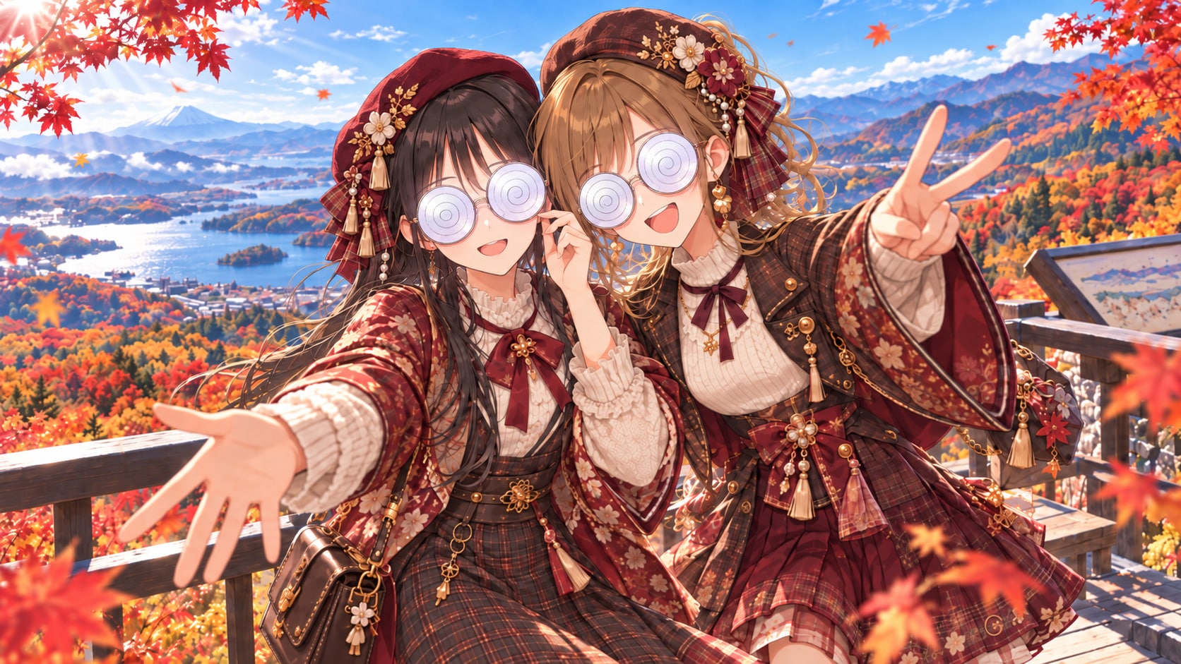 セクシーネオトラディショナルな秋コーデ | の人気AIイラスト・グラビア