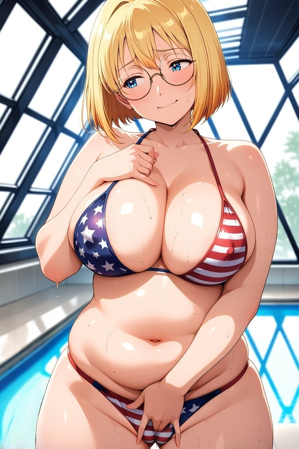 おかっぱママ(水着)