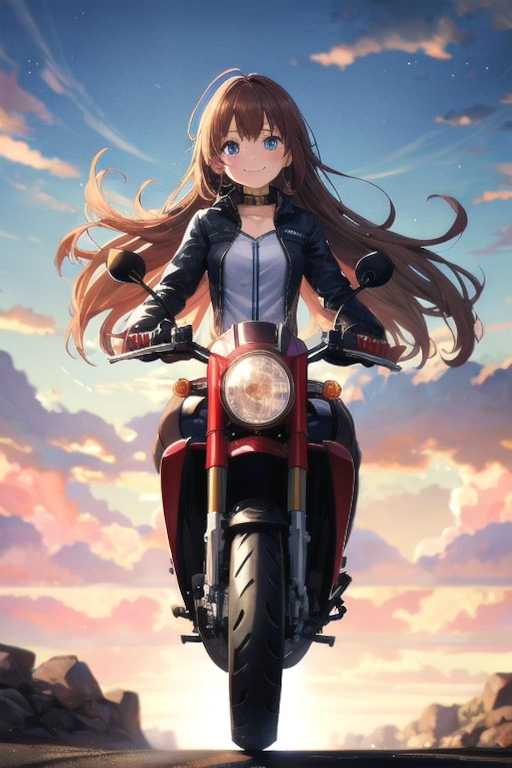 バイク好き彼女