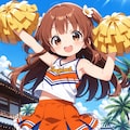 フレフレ〜🤎💚💙 2枚目