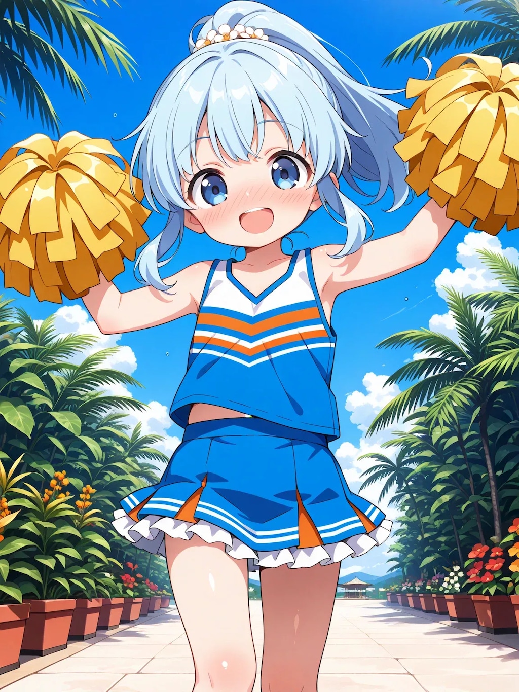 フレフレ〜🤎💚💙