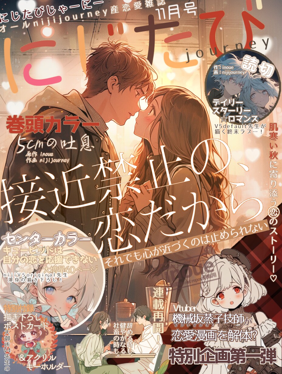 漫画雑誌表紙風