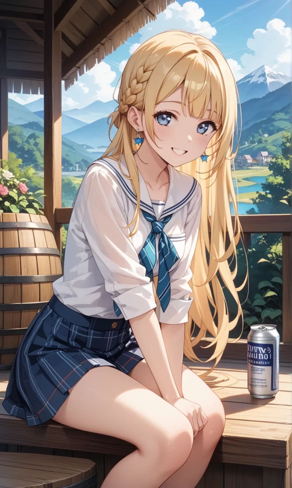 コテージで出会った少女