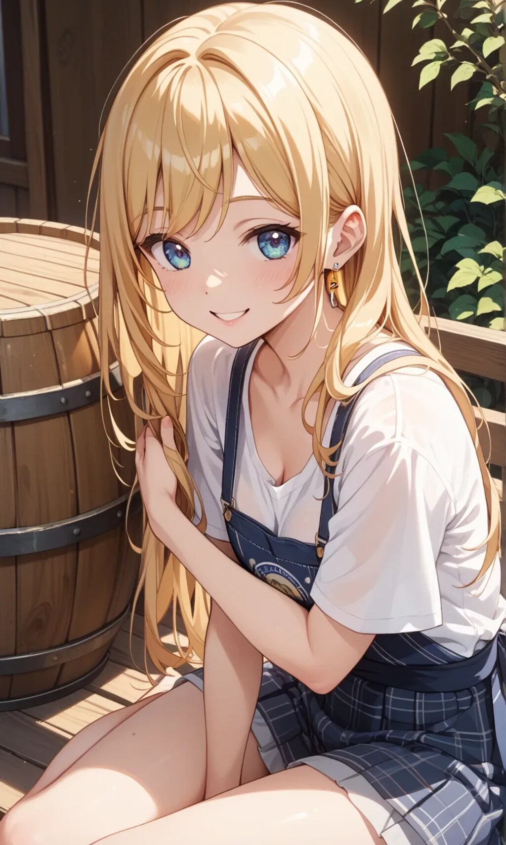 コテージで出会った少女