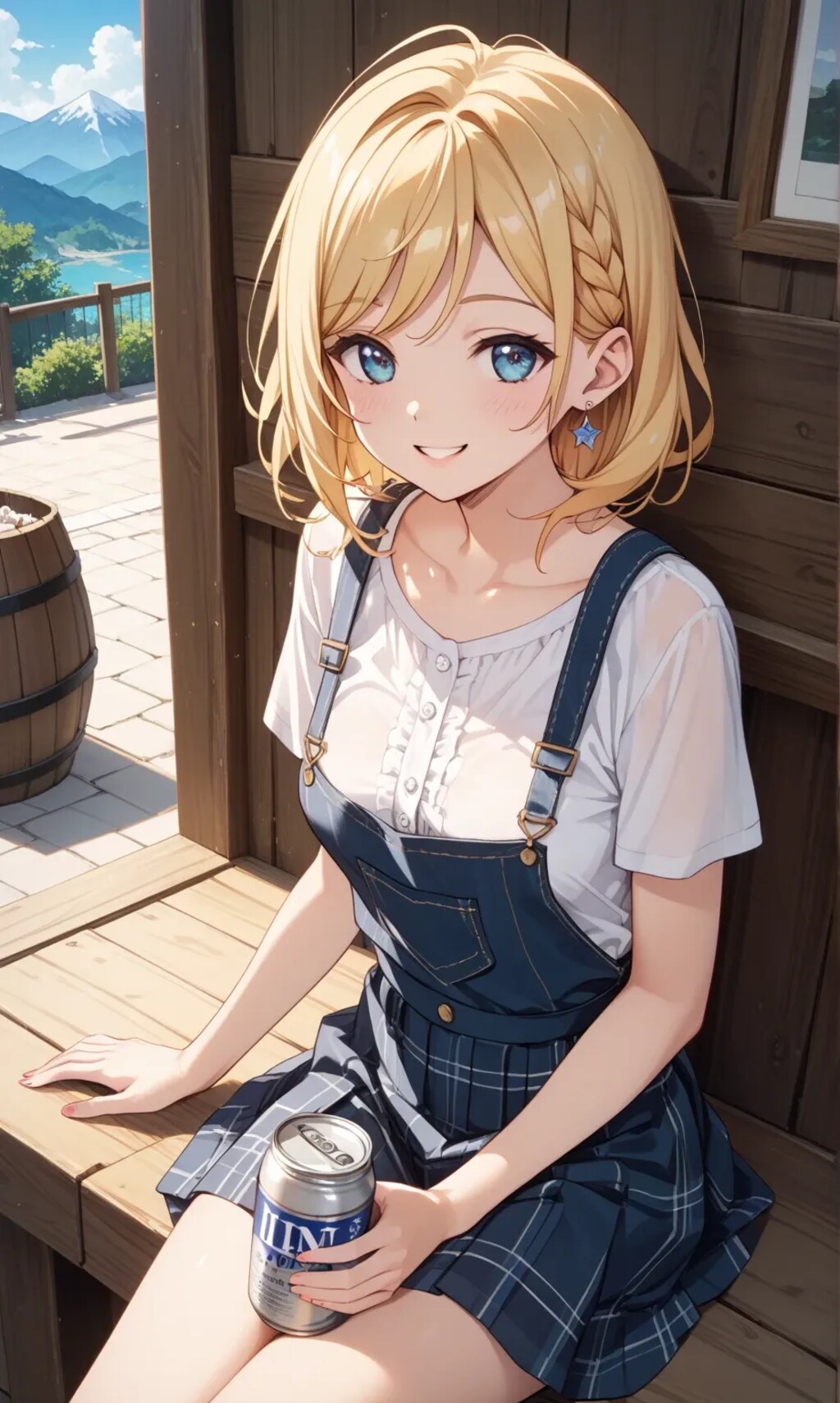 コテージで出会った少女