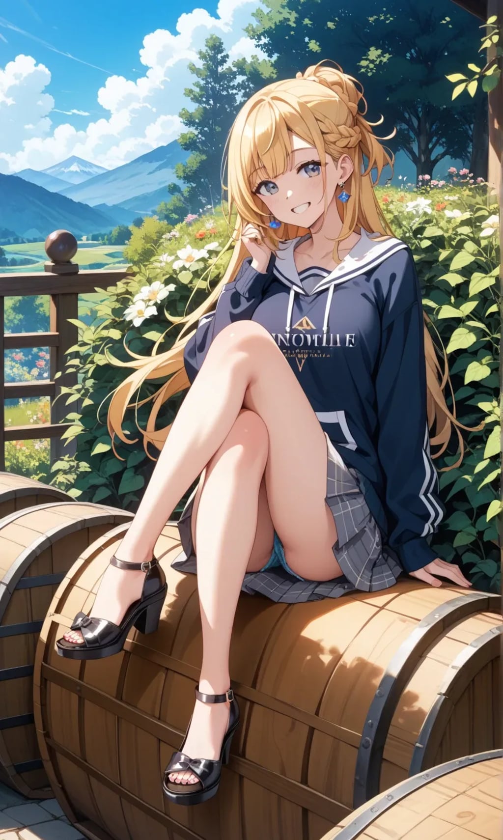 コテージで出会った少女