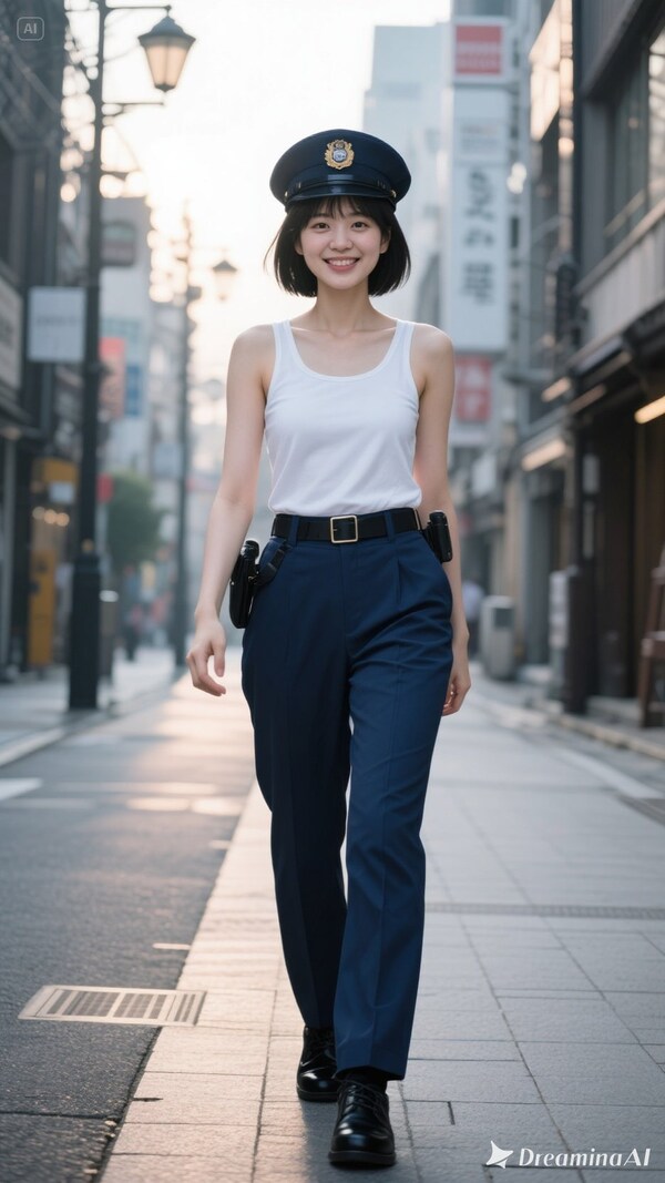 かっこかわいい婦警小網すみれの日本橋パトロール