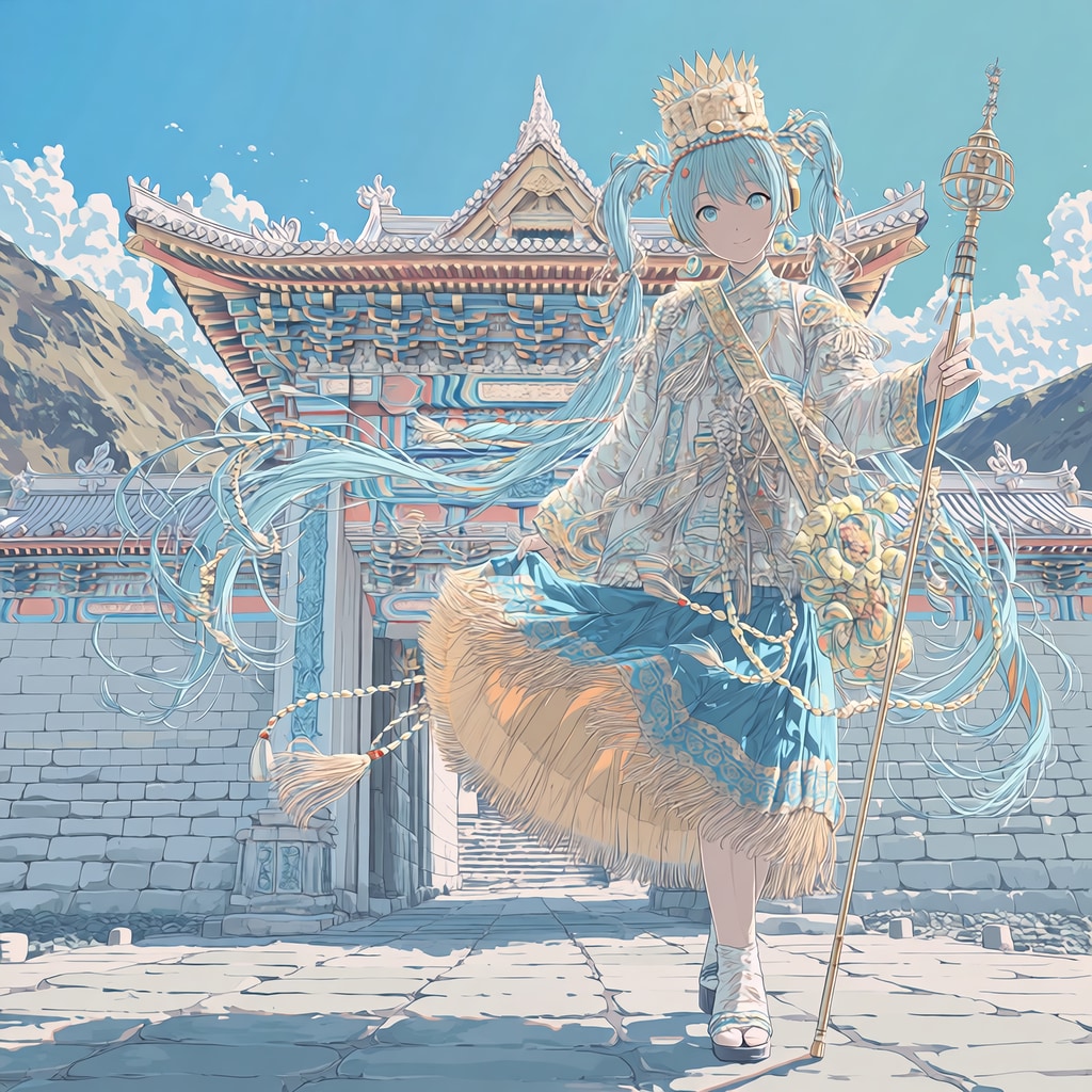 Miku in Tibet