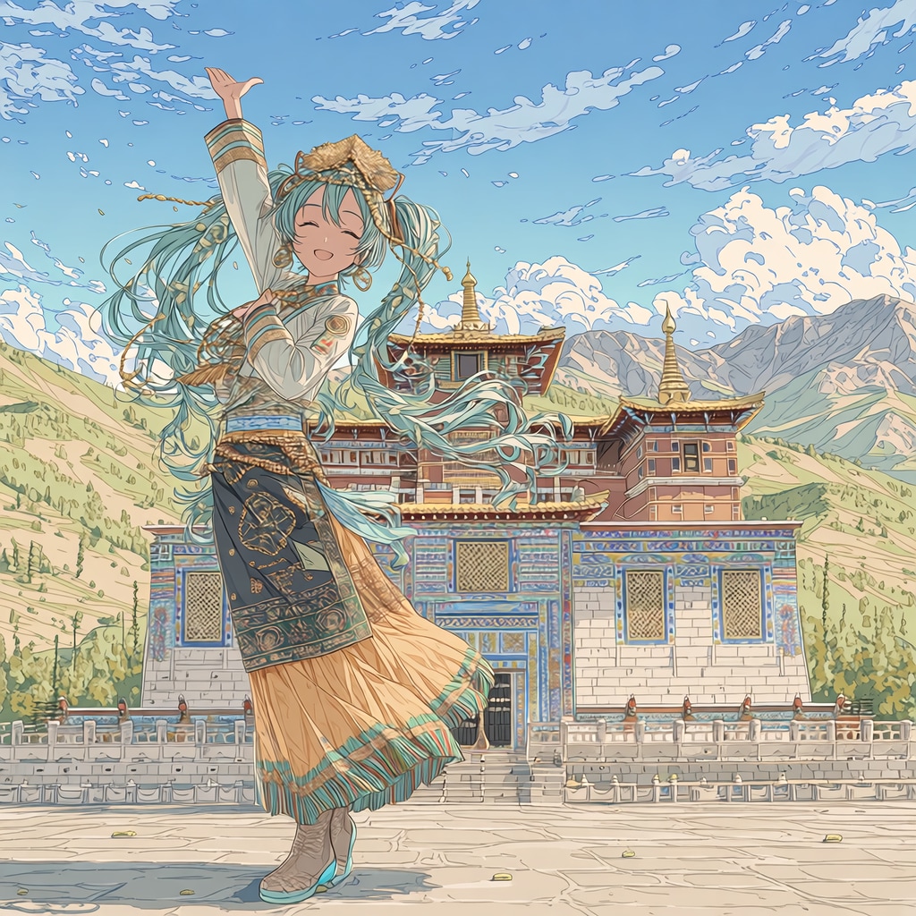 Miku in Tibet