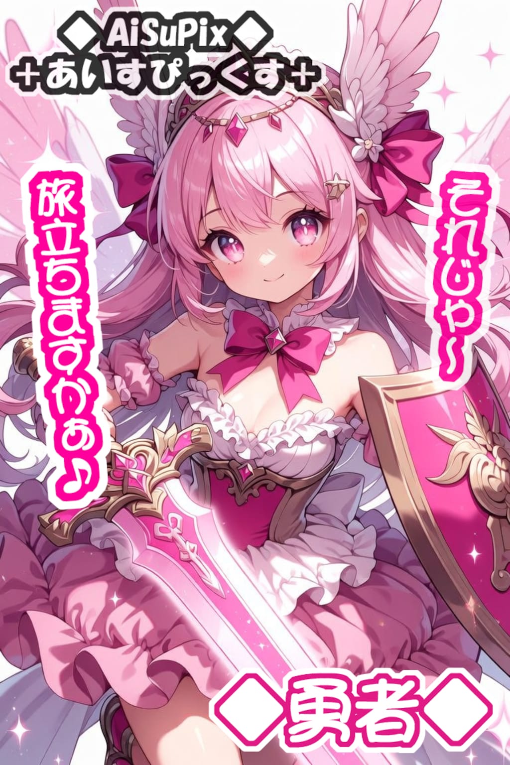 💙AiSuPix／どこかのピンク勇者パーティー💙
