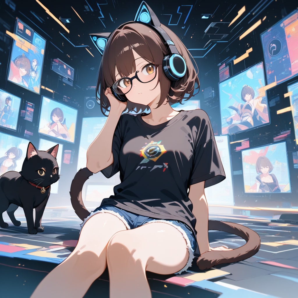 ケレ美と黒猫