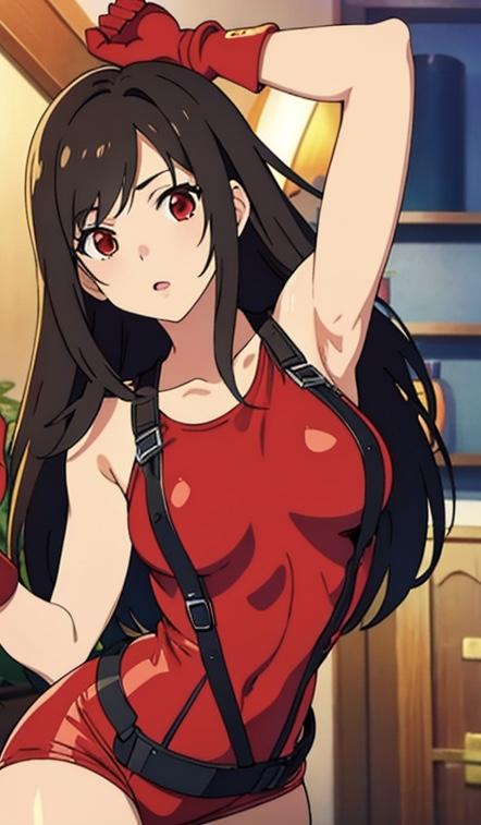 アニメ風ぴっちりスーツティファ
