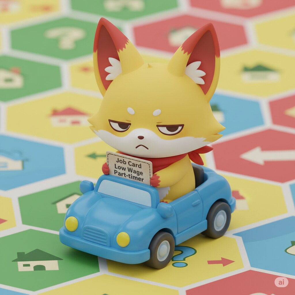 【やれやれ系キツネ】就職：時給800円のキツネ | の人気AIイラスト・グラビア