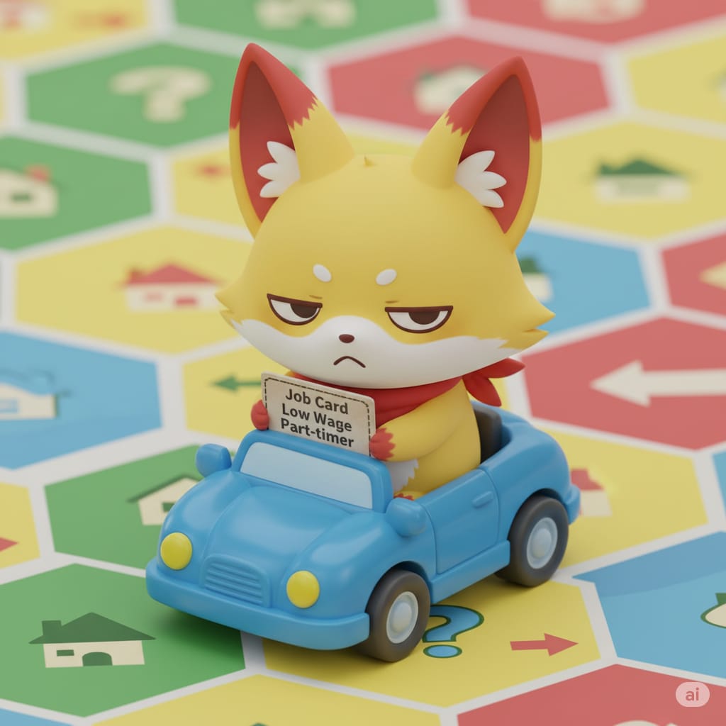 【やれやれ系キツネ】就職：時給800円のキツネ