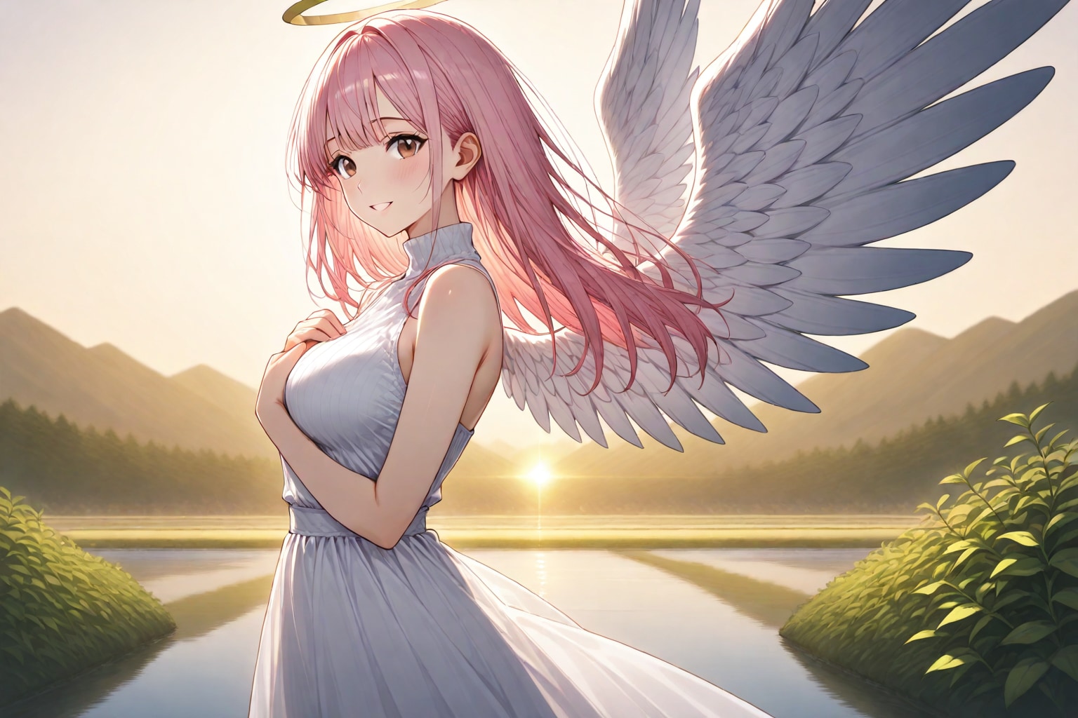 天使さん頑張ります（AURA） | の人気AIイラスト・グラビア