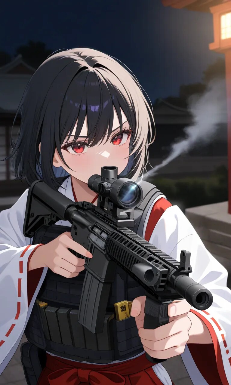 武装巫女さん