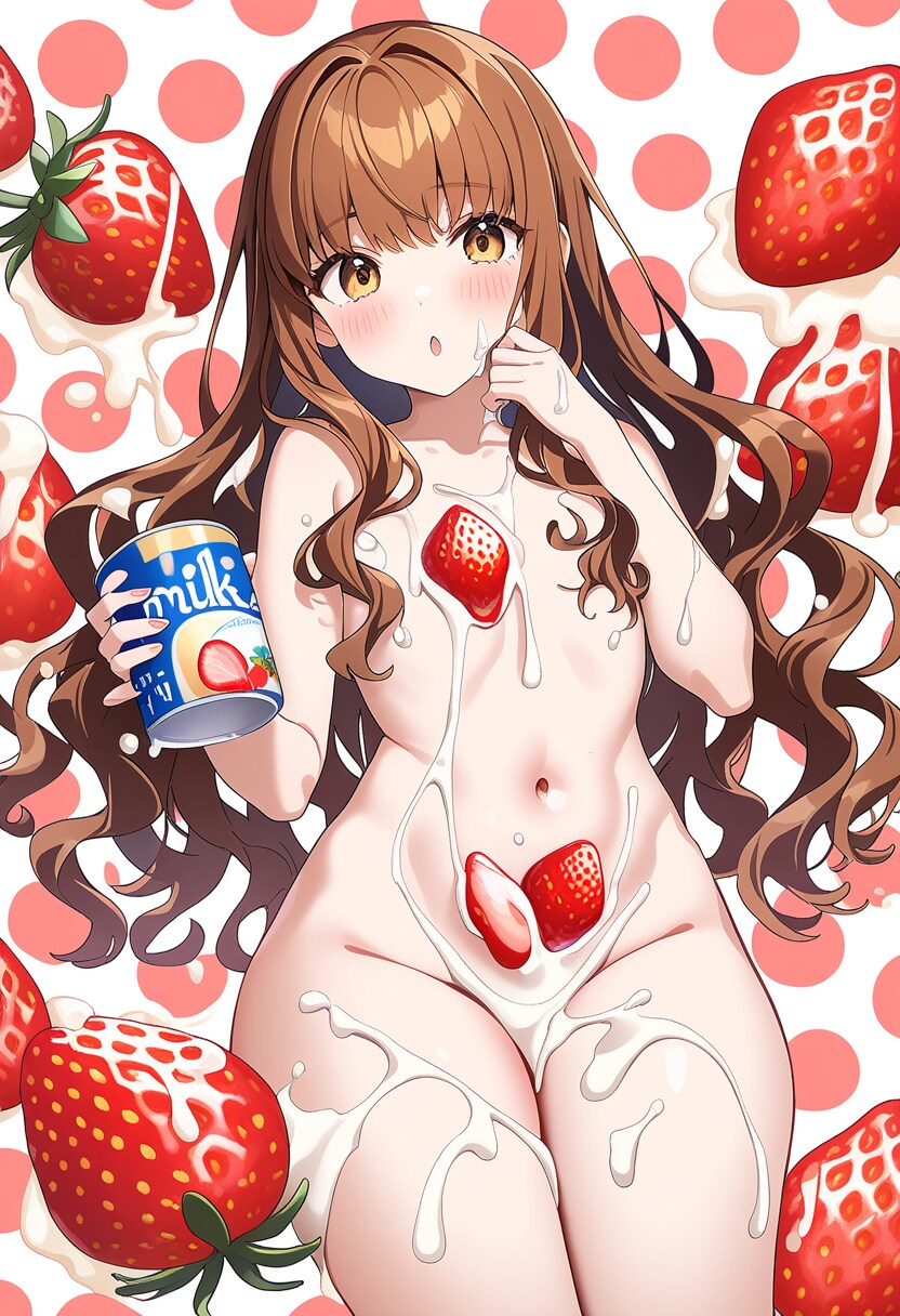 岸波イチゴパフェ