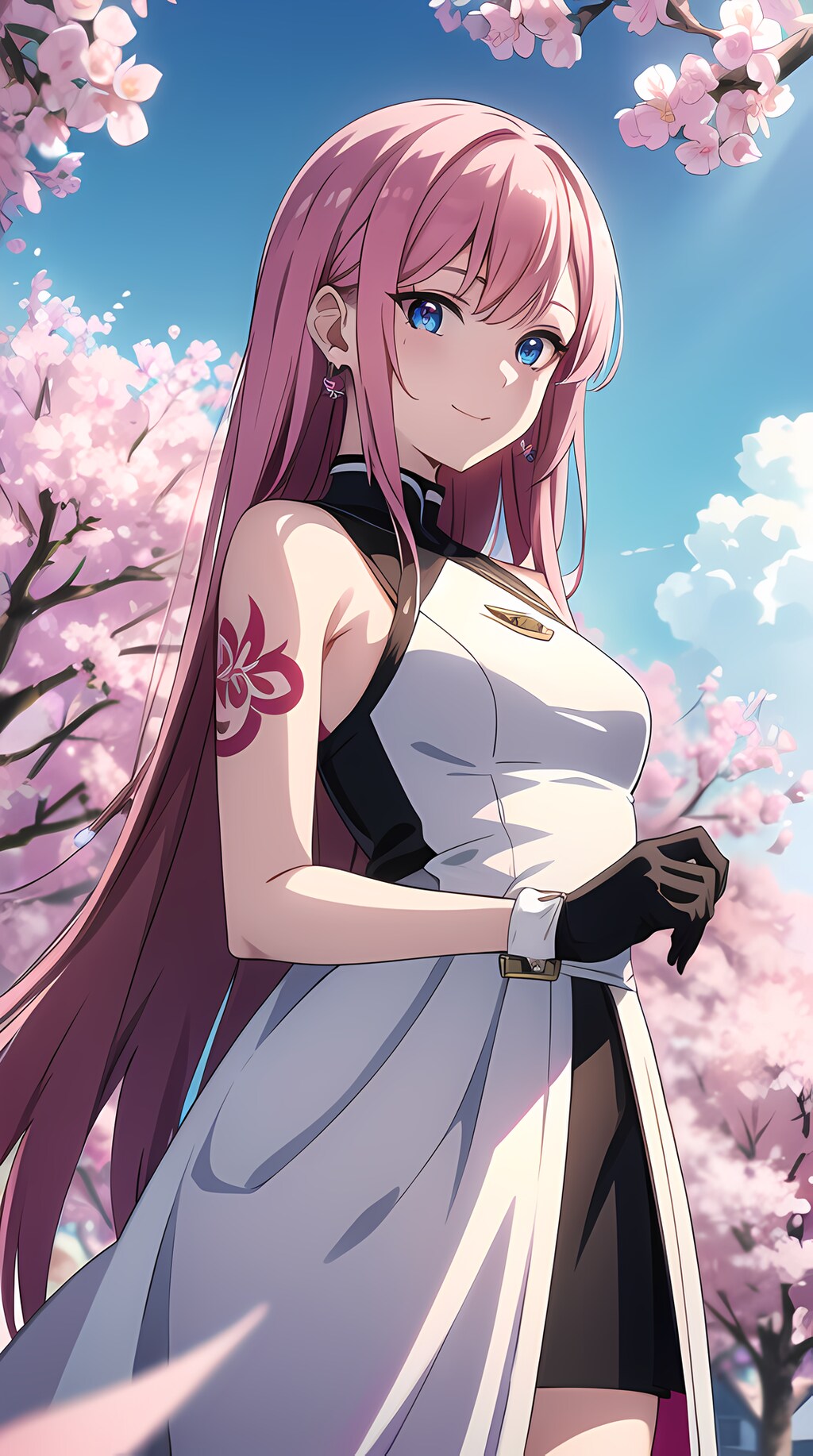 ピンク色を基調としたスタイリッシュ美女