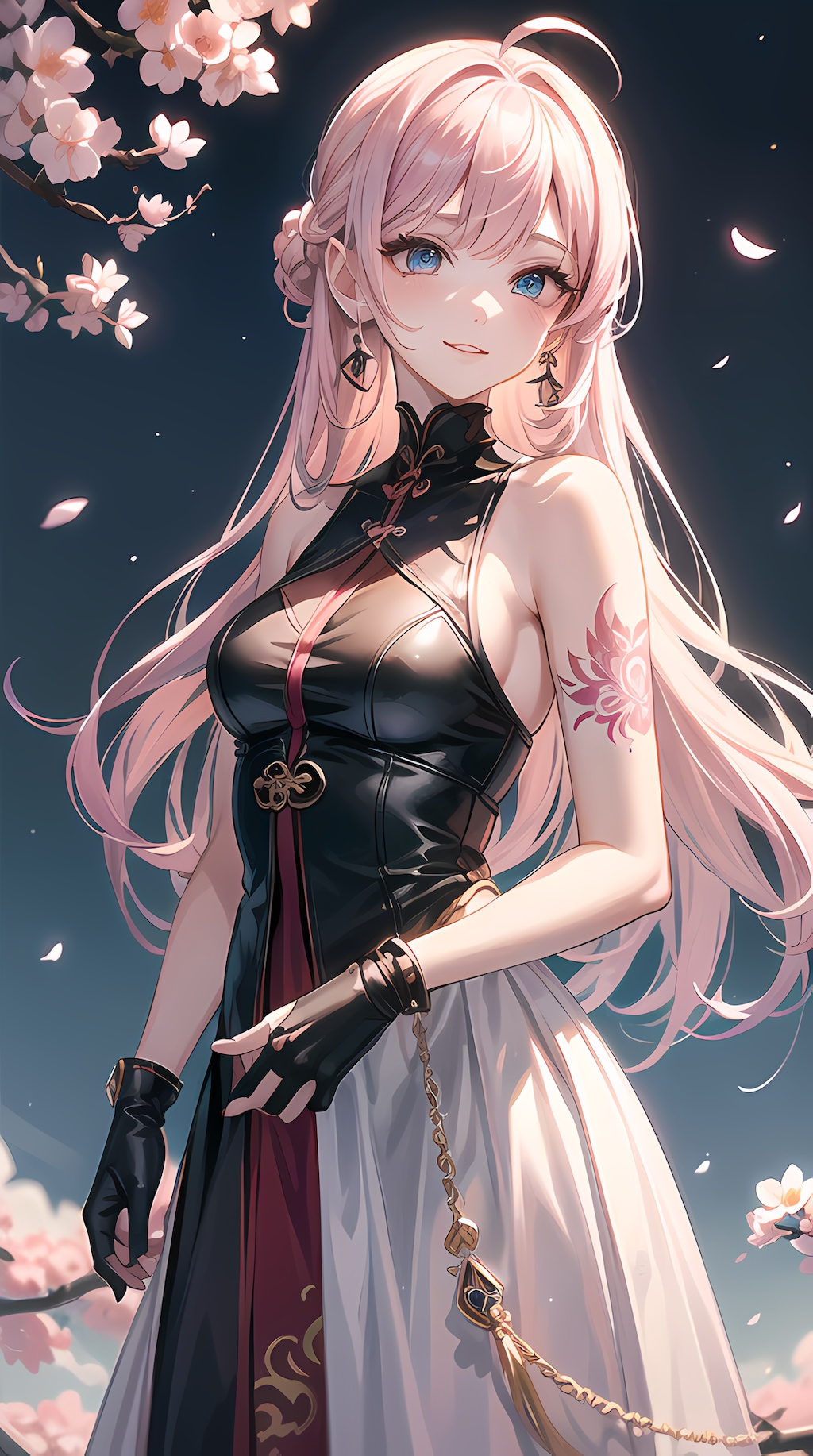 ピンク色を基調としたスタイリッシュ美女