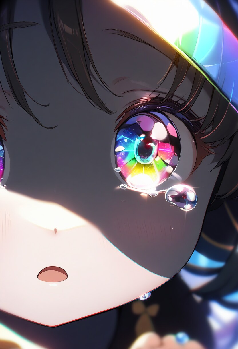 流れる涙も宝石のような