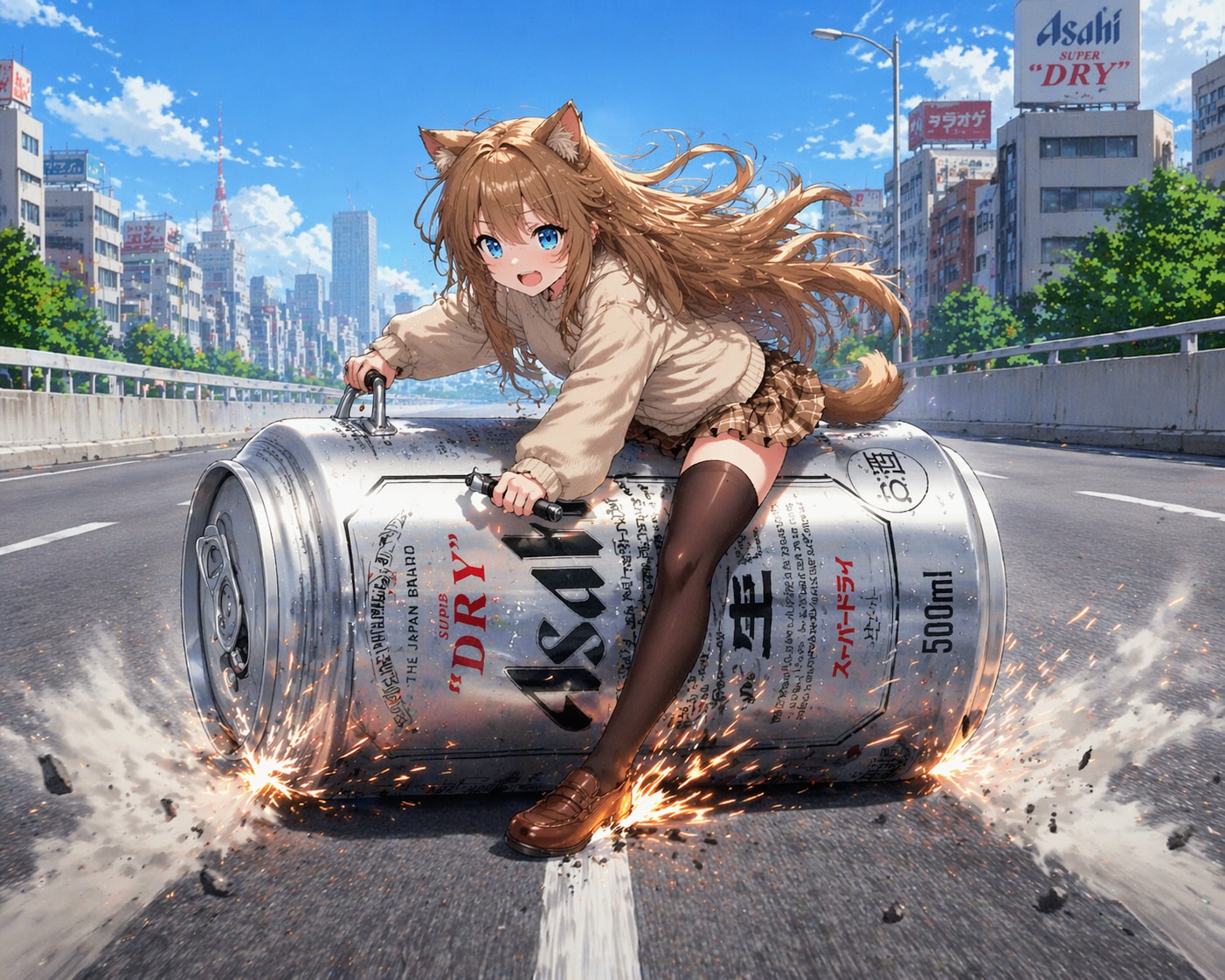 金田スライドブレーキの小さな女の子 | の人気AIイラスト・グラビア