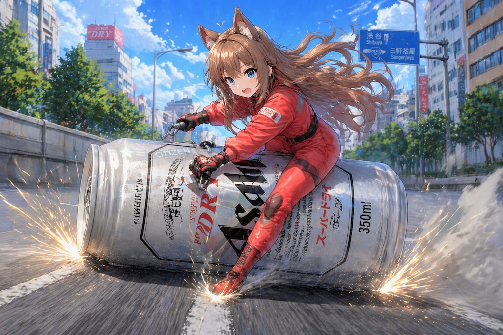 金田スライドブレーキの小さな女の子